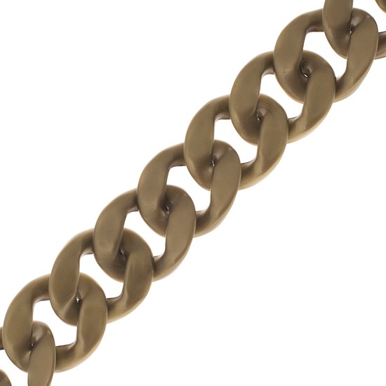 35MM LARGE PLASTIC CHAIN-35mm-ANTIQUE BRASS (CLEARANCE Trims Clearance) photo