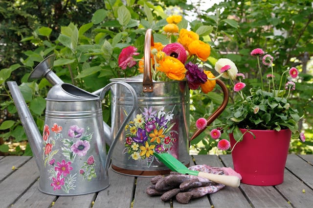 Floral Watering Cans 