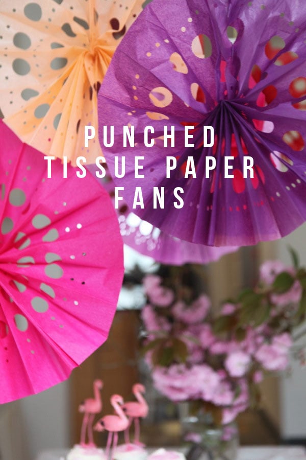 Punched Paper Fan from Oh My Creative