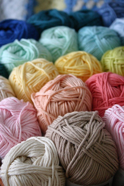 Yarn Organized by Color