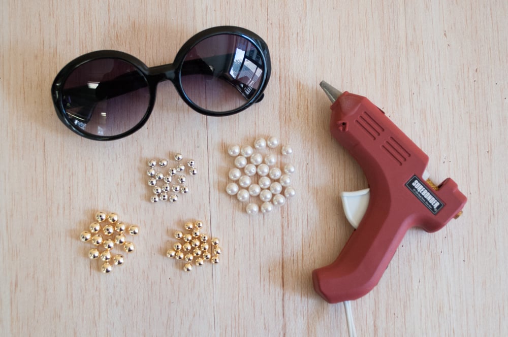 Materials for Pearl Accented Sunglasses