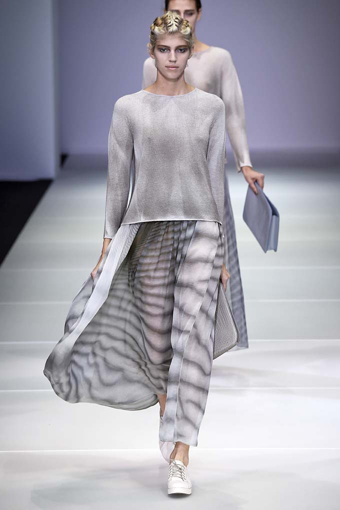 Giorgio Armani Milan Fashion Week Spring Summer 2015 September 2014