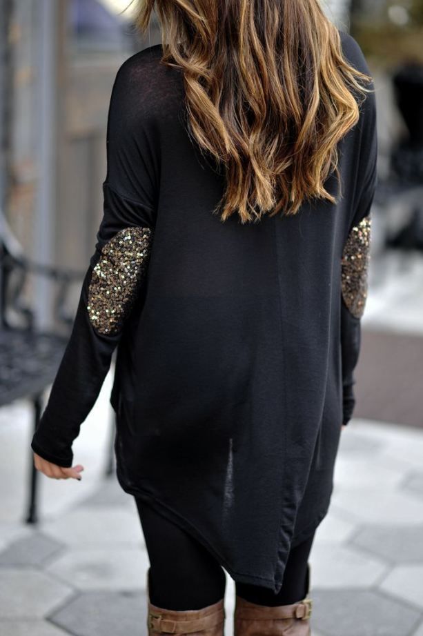 Sequin Patched Shirt