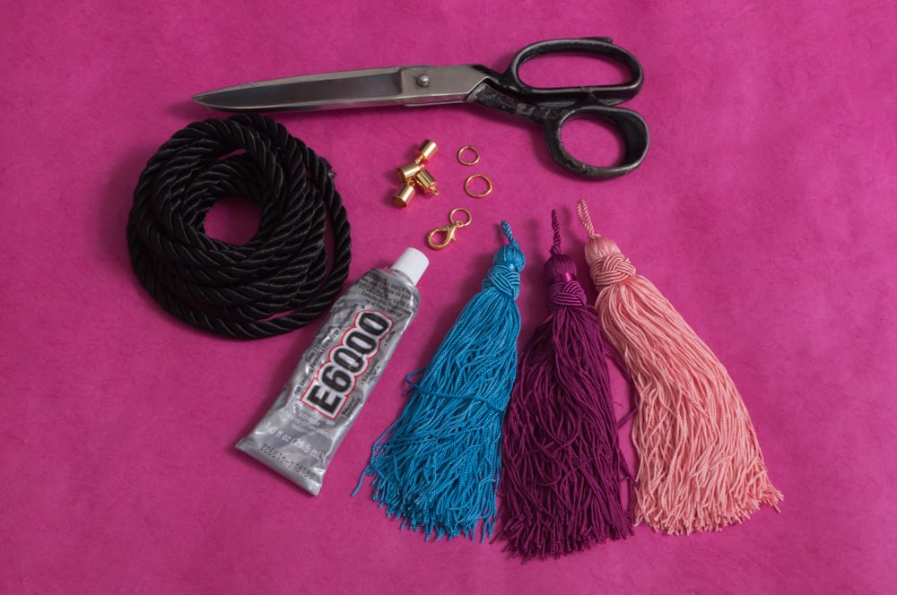 M&J Trimming - Cord and Tassel Necklace DIY Materials