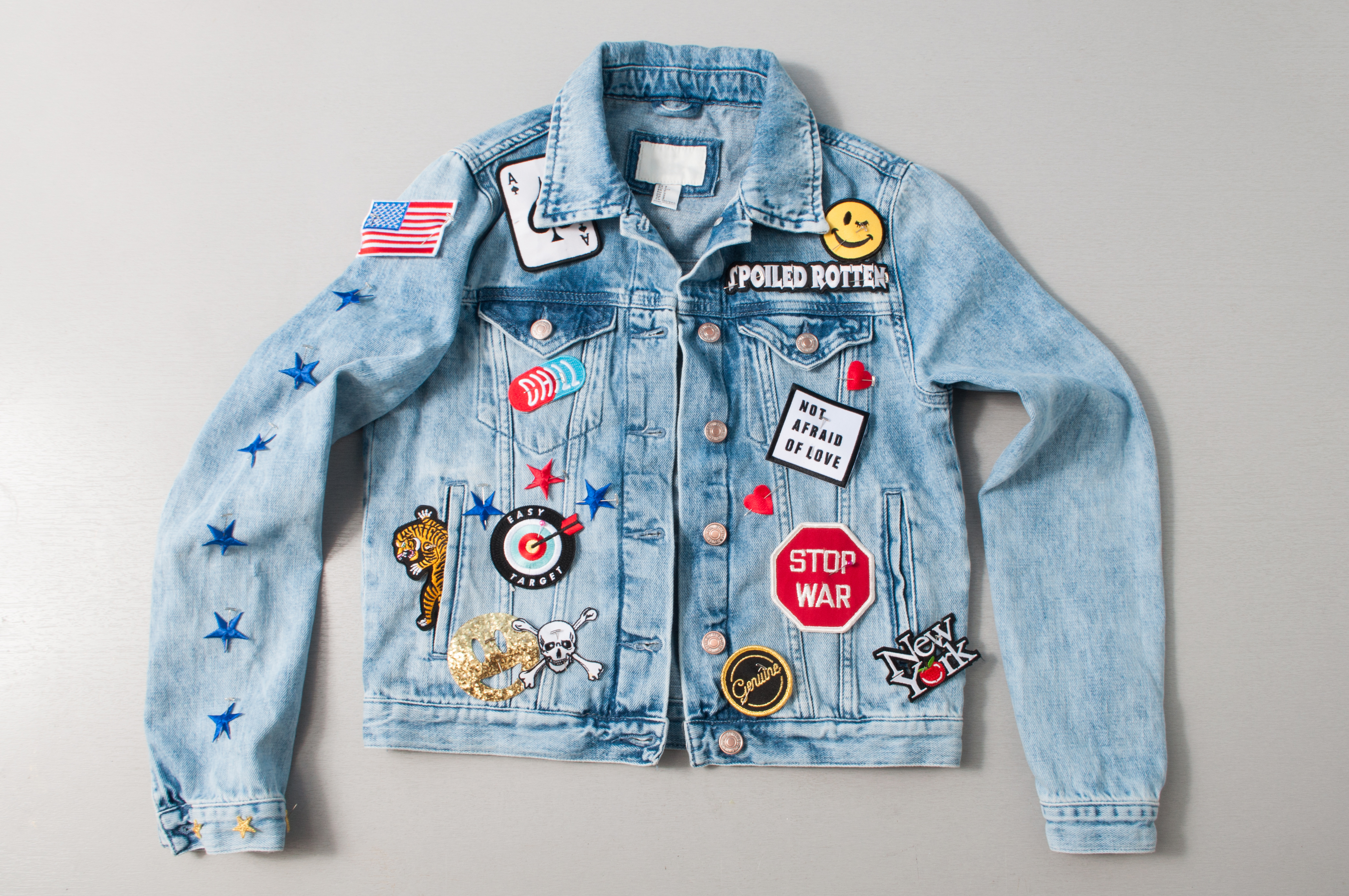 DIY: Patched Denim Jacket | M&J Blog