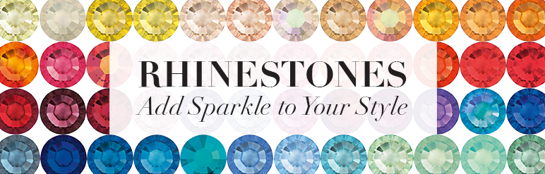 Rhinestones, Swarovski Rhinestones, Crystal Beads & Trims