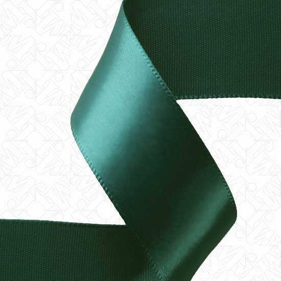 1.5 Emerald Single Face Satin Ribbon