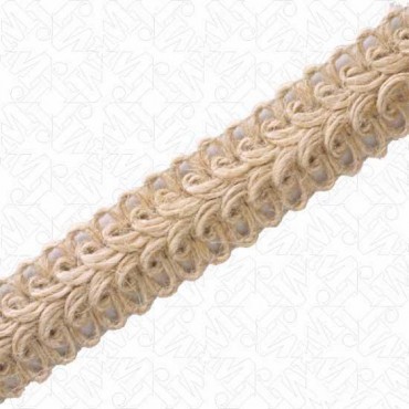 1" Knit Chinese Jute Braid
