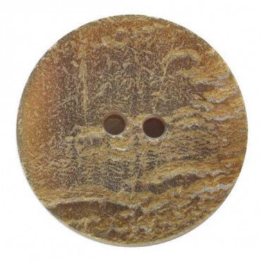 2 Hole Weathered Horn Button