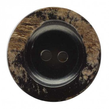 Two-Holed Horn Button