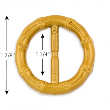 1 7/8" (48mm) Round Bamboo Buckle 