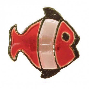 Fish Button W/Shank