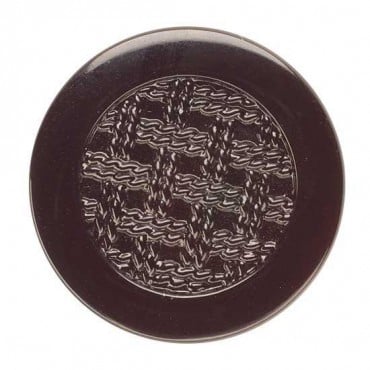 Glass Houndstooth Fashion Button
