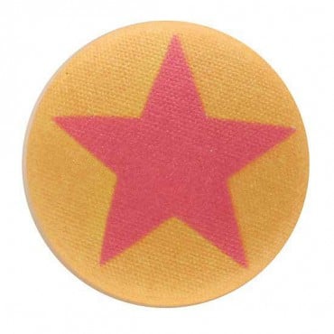 Star Button with Shank Back