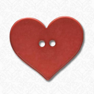 Two-Hole Heart Button