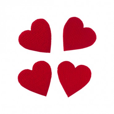 1" Gambling Heart Appliques