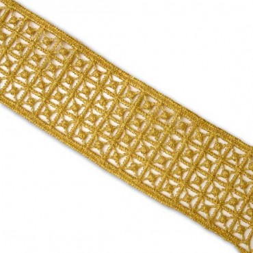 1 1/4" (32mm) Embroidered Trim 