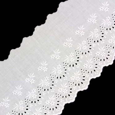 5 1/8" (131mm) Cotton Eyelet Lace 
