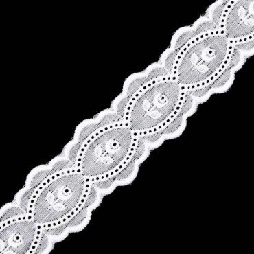 30mm Cotton Eyelet Lace 