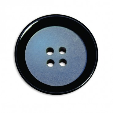 Round Four-Hole Fashion Button with Lip