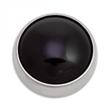 Rounded Jeweled Fashion Button