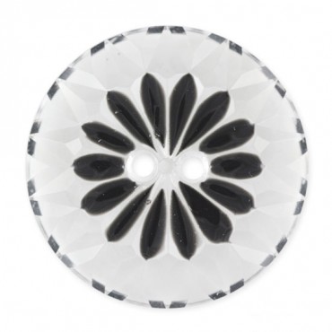 Abstract Floral Fashion Button 2-Holes