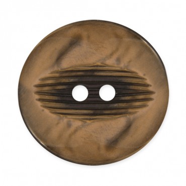 Central Groove Fashion Button 2-Holes