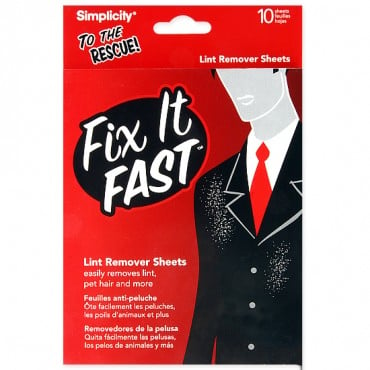 Fix It Fast Lint Remover Sheet - White