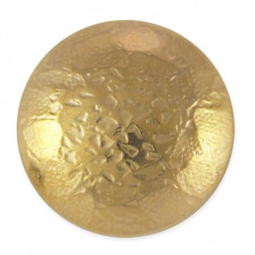 Hammered Metal Button with Shank