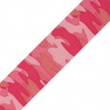1 3/8" (35mm) Camouflage Printed Ribbon