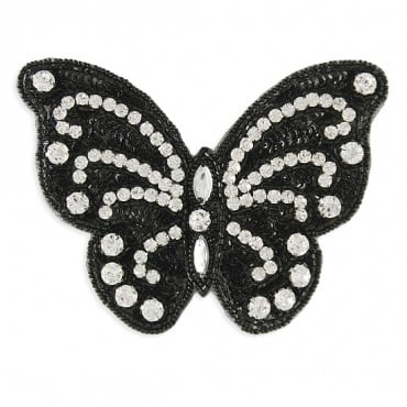 Beaded Butterfly Applique