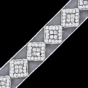 1 1/2"(38mm) Rhinestone Trim 