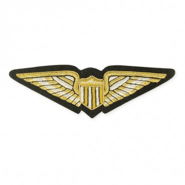 5" Wings Applique - Gold/Silver Multi