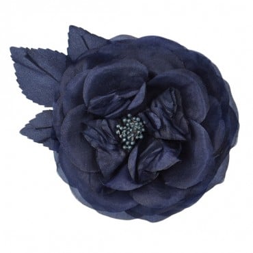 CRINKLED ROSE WITH PIN