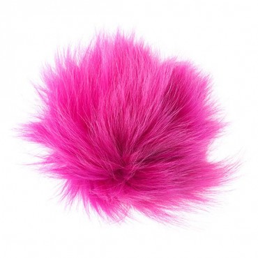 4" Fox Fur Pompom