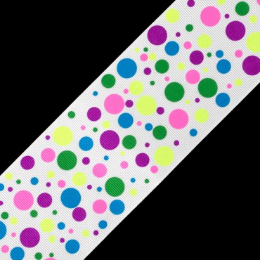 2 1/4" (58mm) Polka Dots Confetti Party