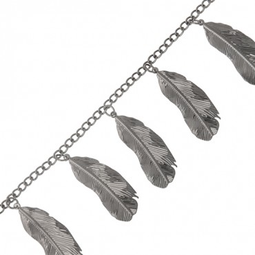 1 5/8” METALLIC FEATHER CHAIN