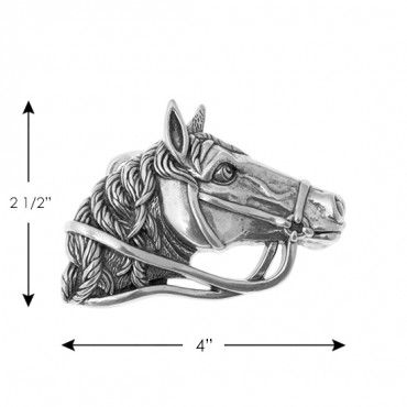2 1/2" X 4" Horse Buckle 