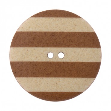TWO-HOLE STRIPED BUTTON