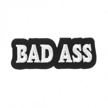 Iron On "Bad Ass" Patch