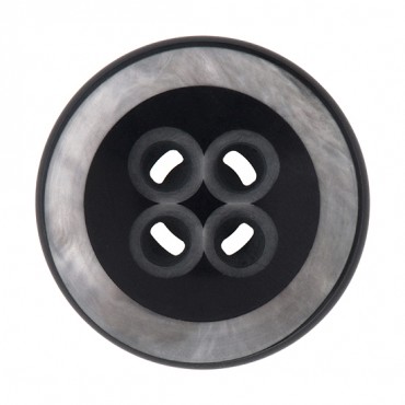 4-Hole Marbleized Rim Button