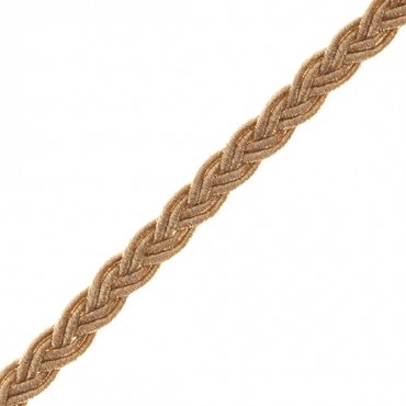 8mm Woven Metallic Braid