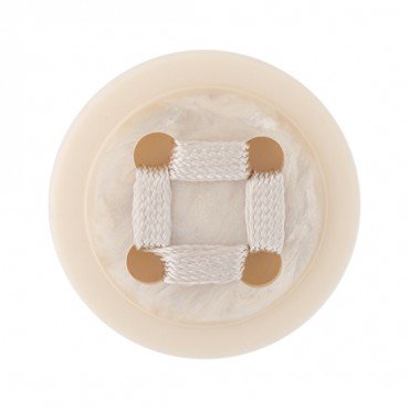 Faux Four Hole Button with Shank