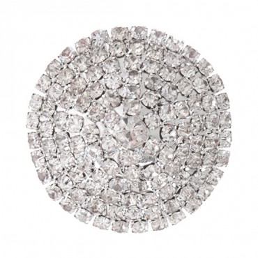Brilliance Dome Point Rhinestone Button with Shank