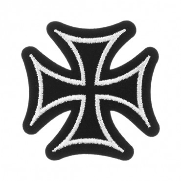 Iron On Maltese Cross Patch