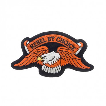 4 1/2" X 2 1/2" Eagle Rebel By Choice Applique