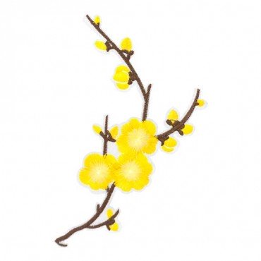 Iron On Yellow Blossom Patch