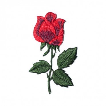Iron On Classic Rose Patch