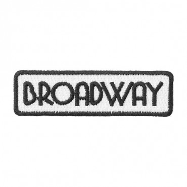Iron On "Broadway" Patch