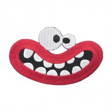 Iron On Big Mouth Patch